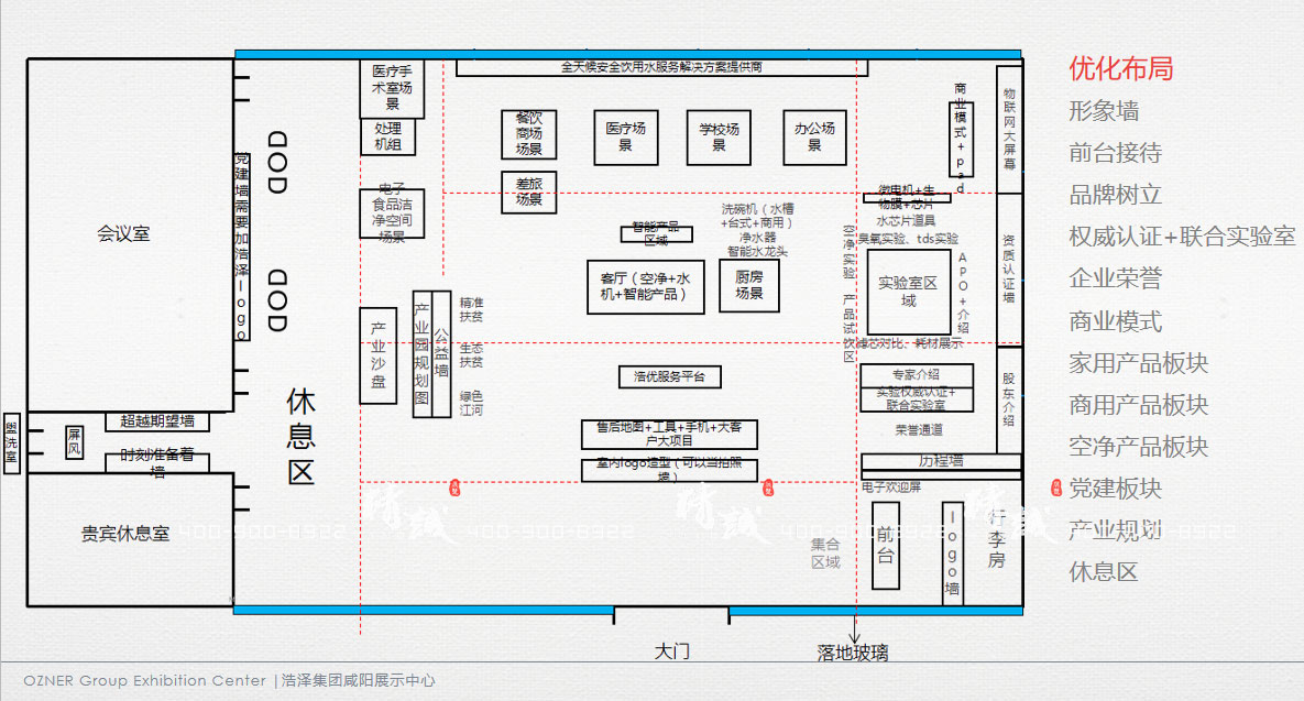 咸陽浩澤集團企業(yè)展廳設(shè)計效果圖